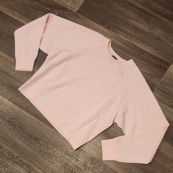 Express Tops - LIGHT PINK XS EXPRESS OVERSIZED SWEATSHIRT